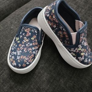 Floral Kids Slip-On Shoes